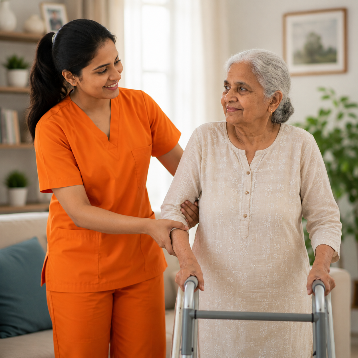 Senior companion care at home